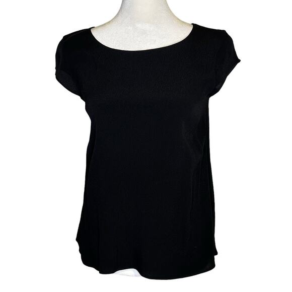 Wilfred Free black short cap sleeve top size XS - Picture 1 of 12